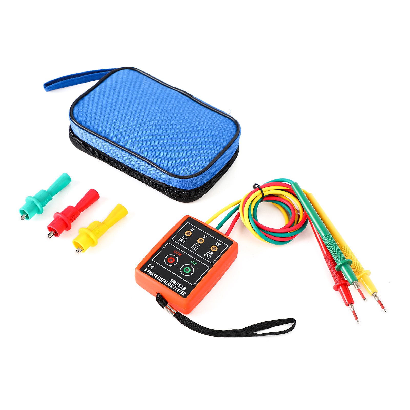 3 Phase Seq#1nce Rotation Tester Indicator Detector Meter LED Buzzer Tool Kit