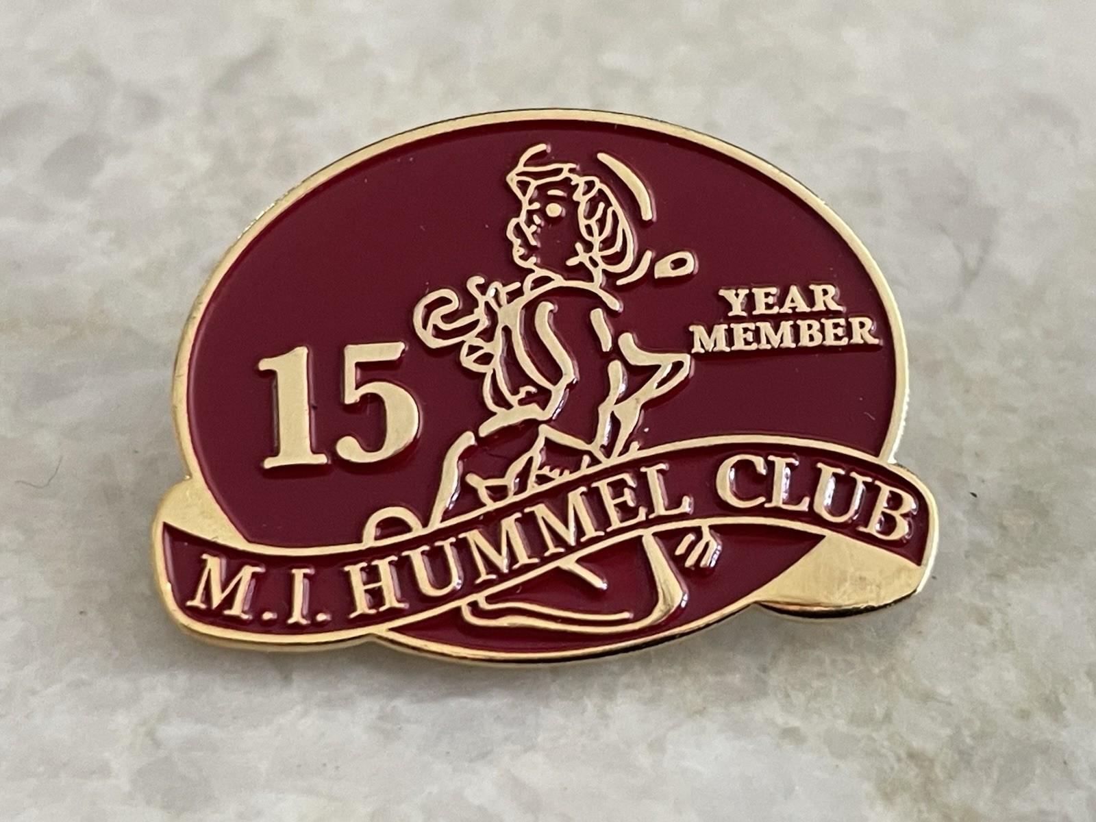 MJ Hummel Club 15 Year Charter Member Lapel Pin