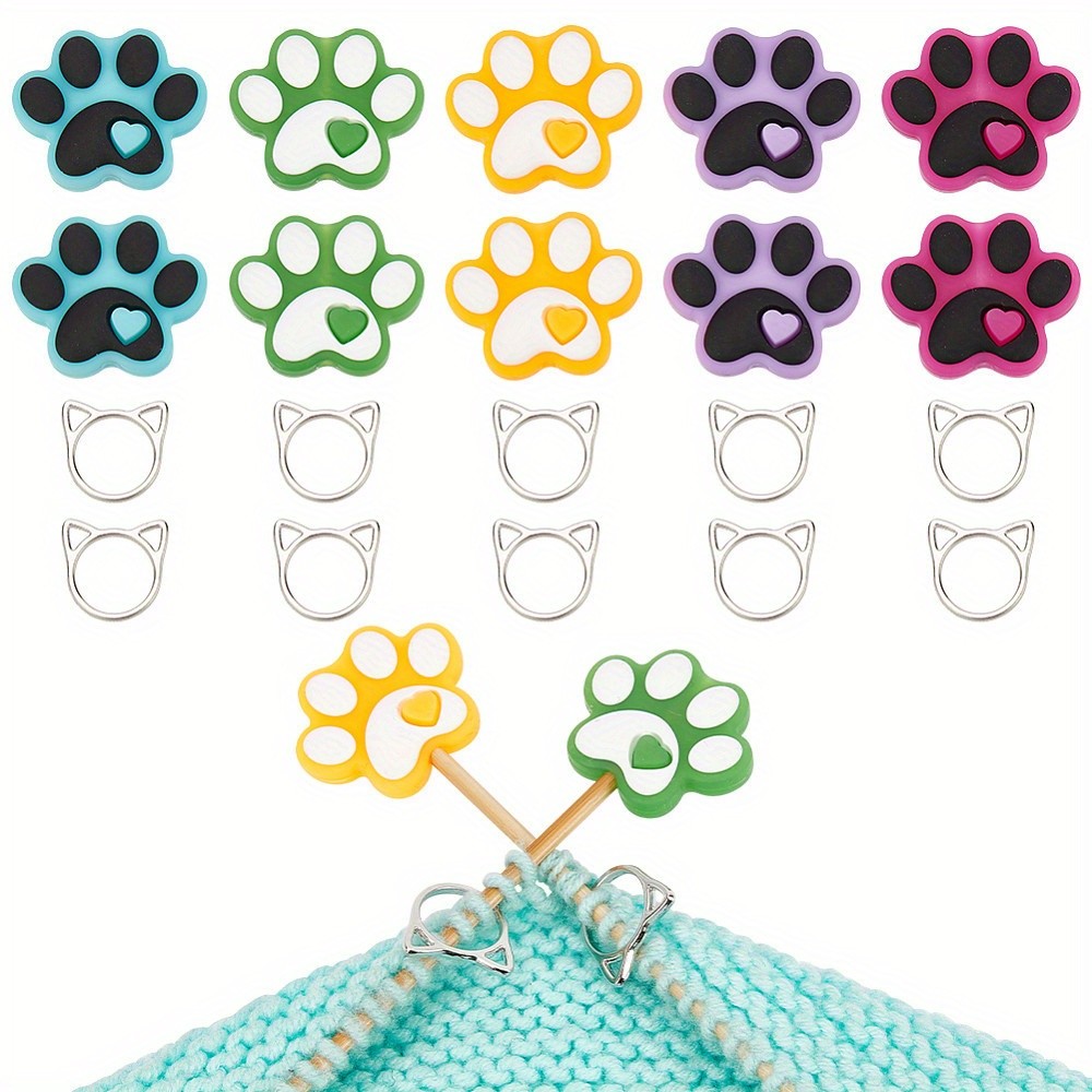 1box Dog Paw Print Grade Silicone Beads Alloy Pendants Mixed color