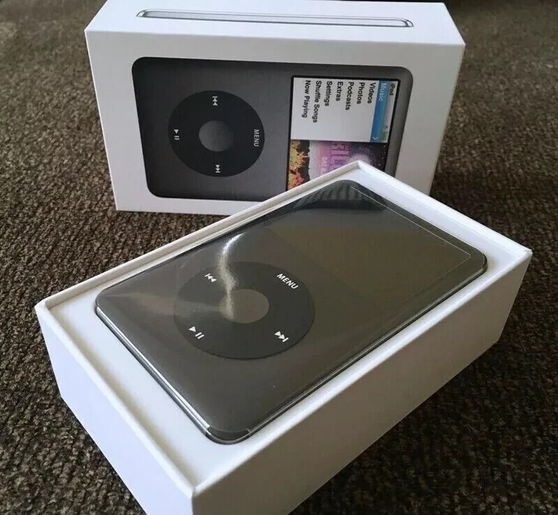 ✨NEW Apple iPod Classic 7th Gen BLACK 160GB/256GB/512GB/1TB/2TB Best Gift🎁MP3🎵