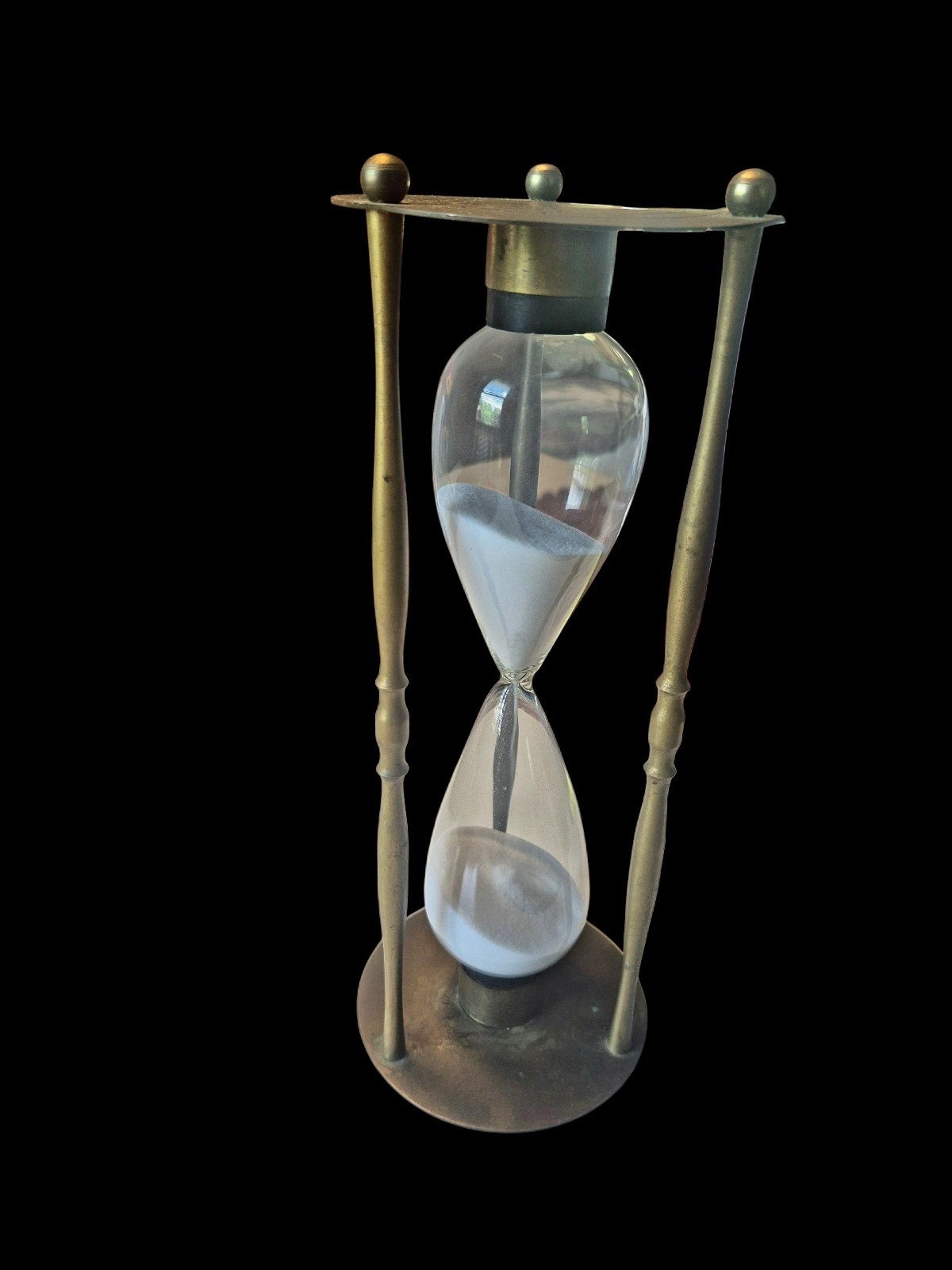 Leonard Solid Brass Hour Glass Thirty Minute Sand Timer