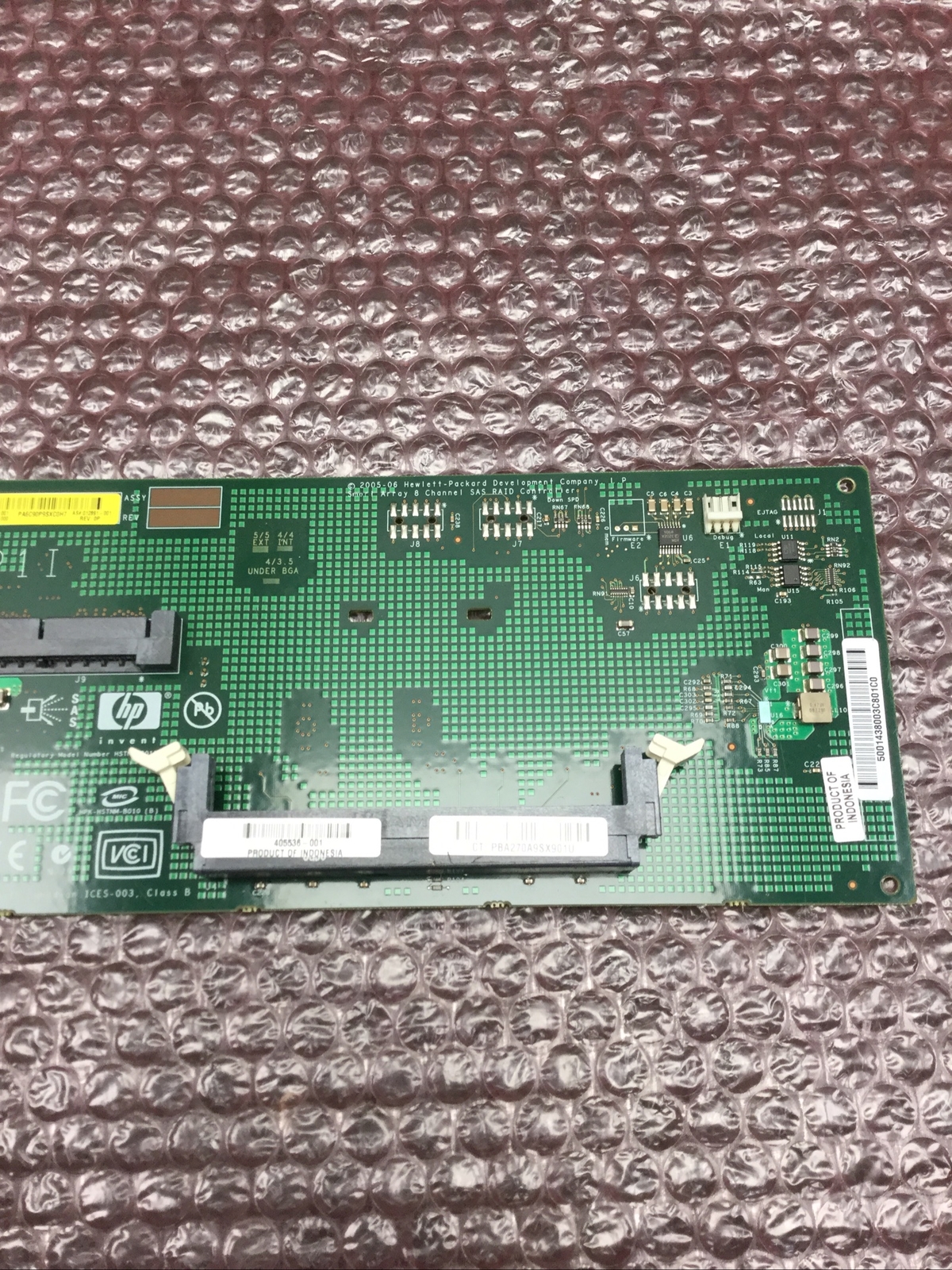 Used 412799-001 HP Smart Array E200 PCI-e 8-Port SCSI-SAS Controller Card