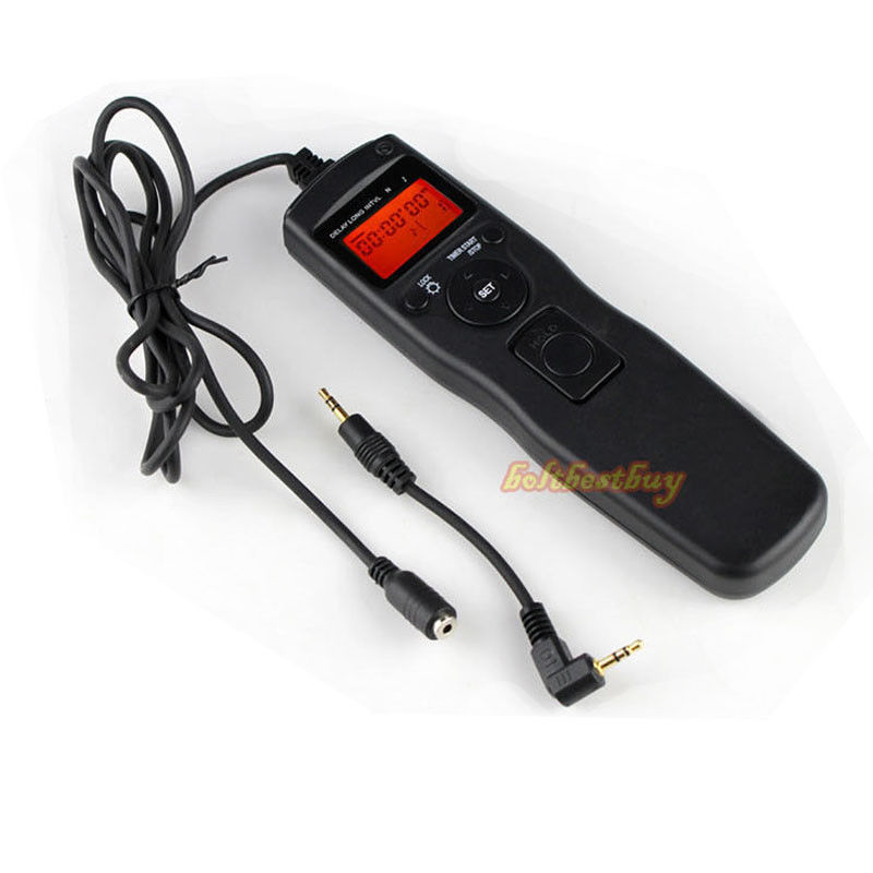 Timer Remote control switch cord cable for Canon EOS R7 550D 600D 1000D 1100D