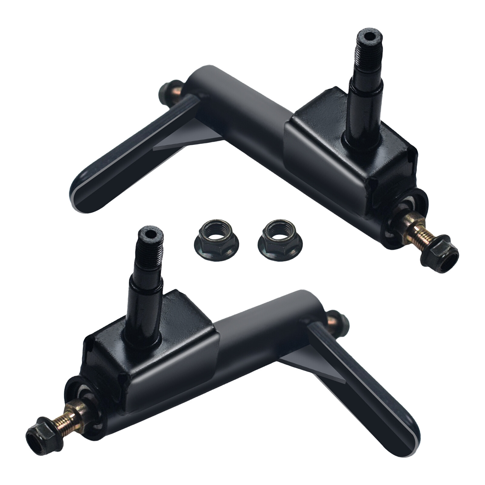 Right& Left Spindle Steering Knuckle with Ball Joint Fit Coleman KT196 Go Kart