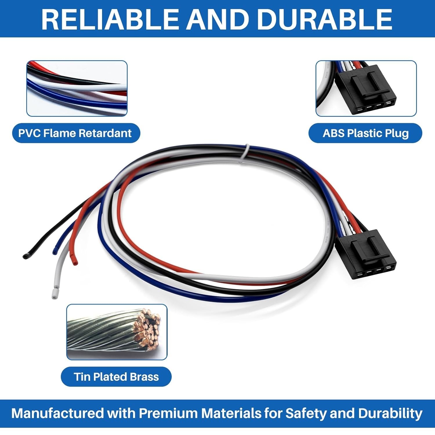 Universal Trailer Brake Controller Wiring Harness - Compatible with Tekonsha ...