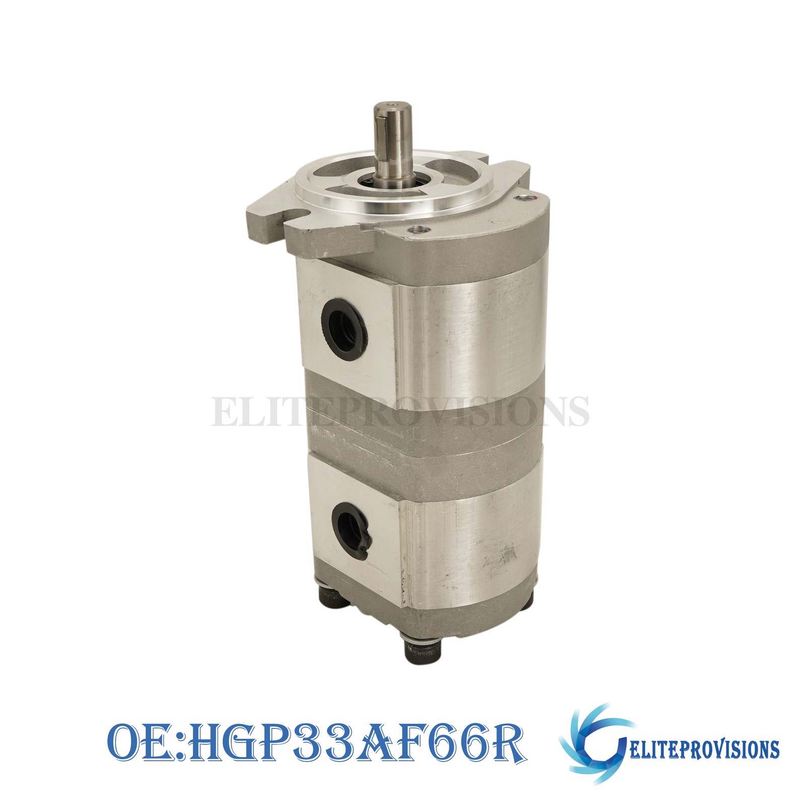 17.46mmd Shaft Hydraulic Tandem Double Gear Pump HGP-33A-F6/6R