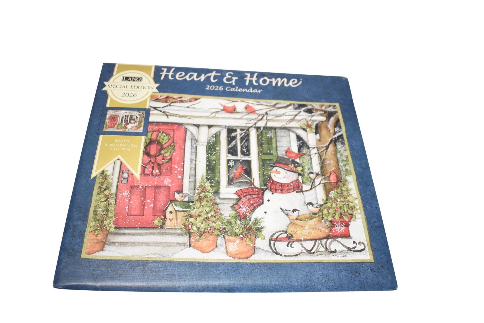 LANG Heart & Home 2026 Wall Calendar Special Edition Susan Winget Print Bonus