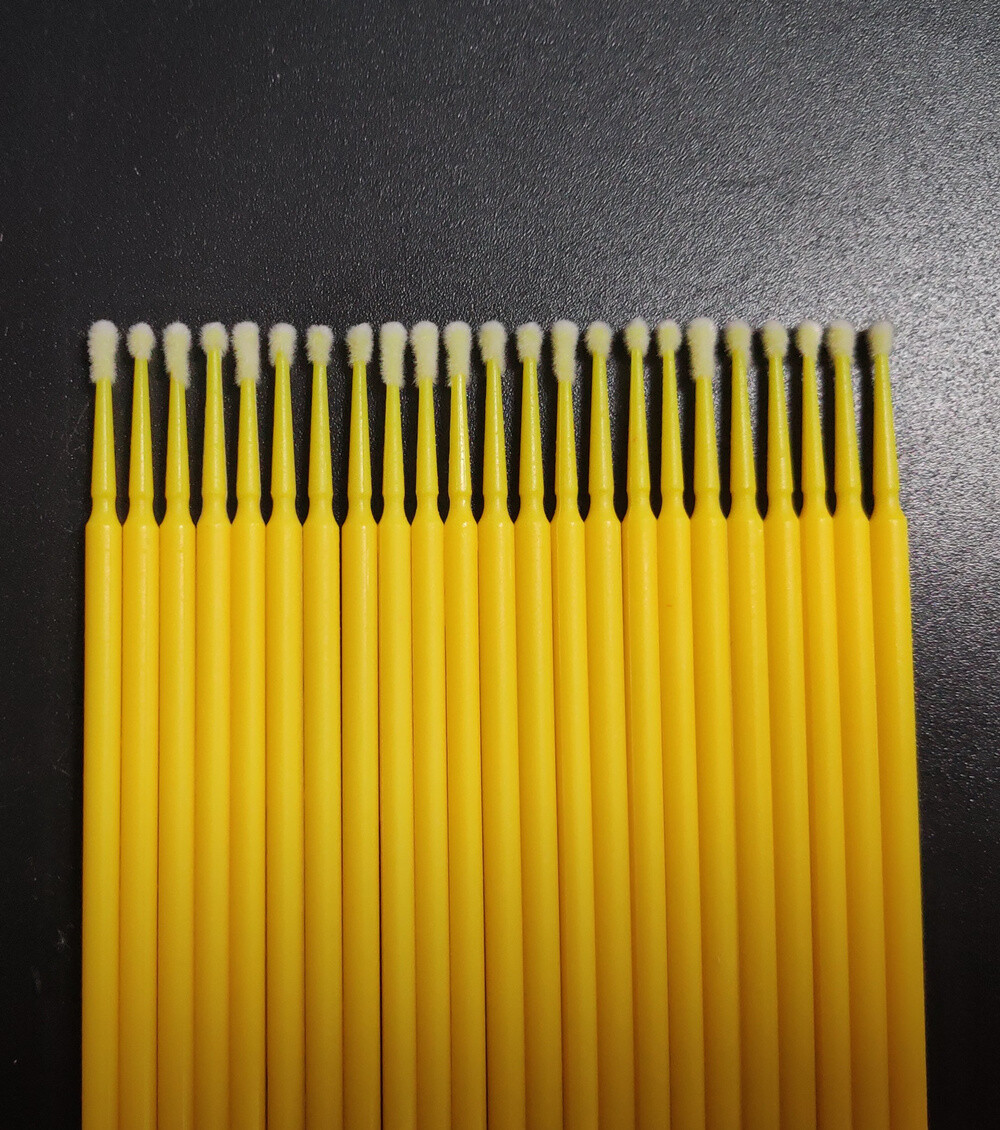 500Pcs Dental Swabs Disposable Applicators Micro Brush Stick Eyelash Extension
