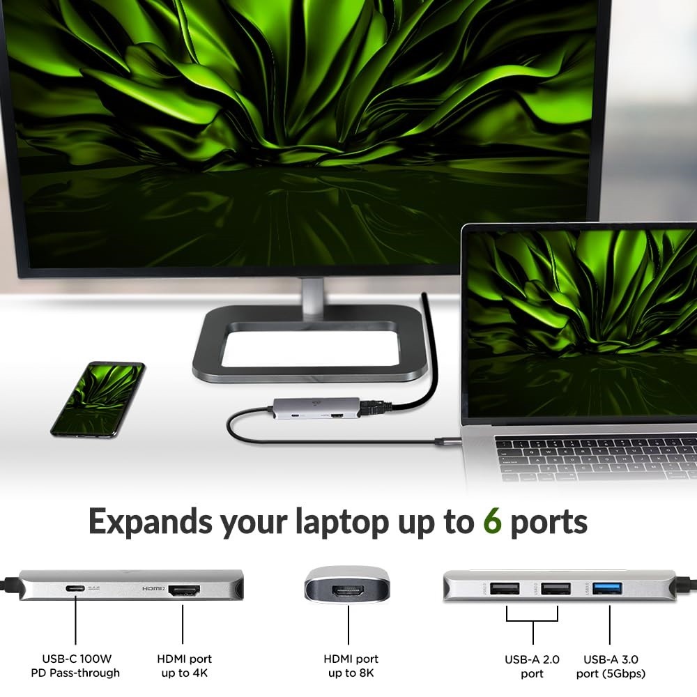 IOGEAR USB-C 8K Nano Dock Pro GUD3C8K2P