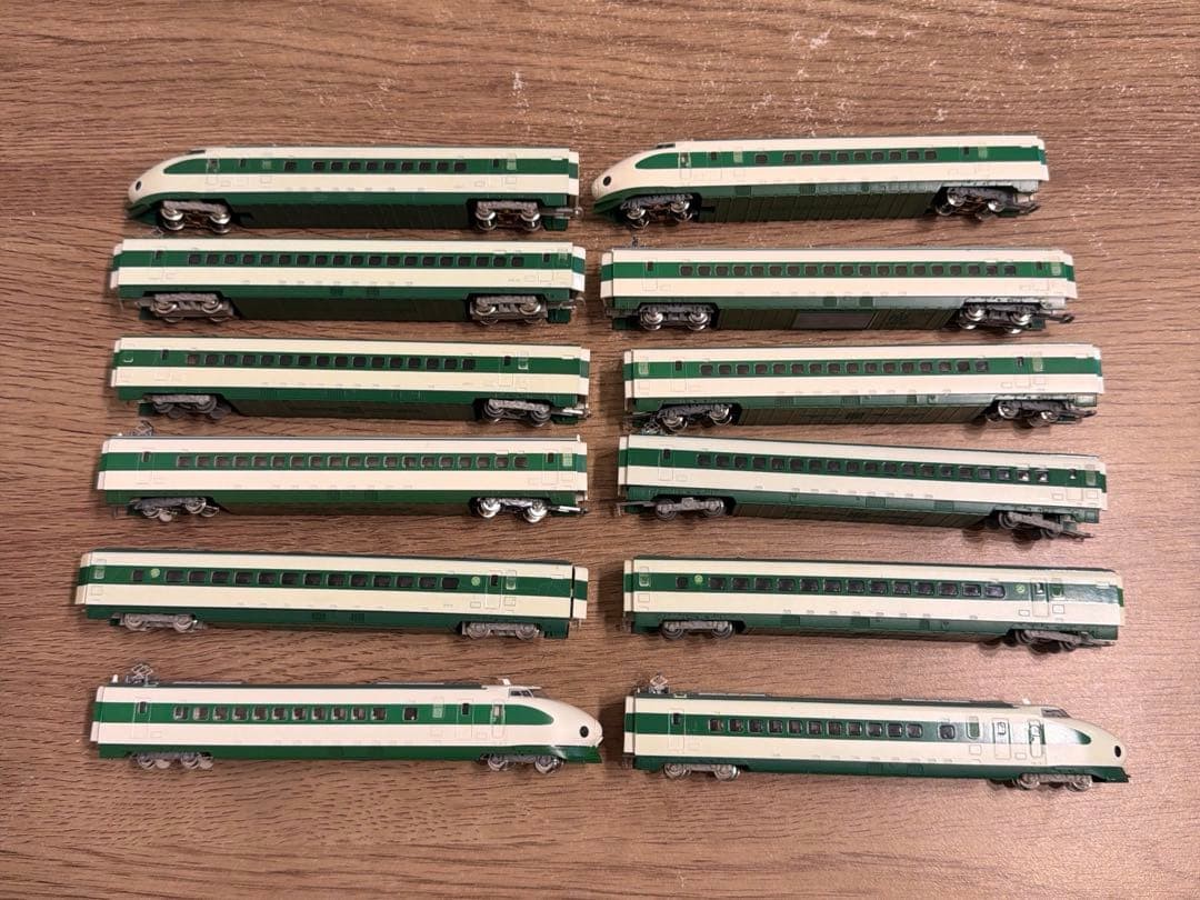 N Gauge TOMIX 200 Series Tohoku/Joetsu Shinkansen 12-Car Set Used Bullet Train
