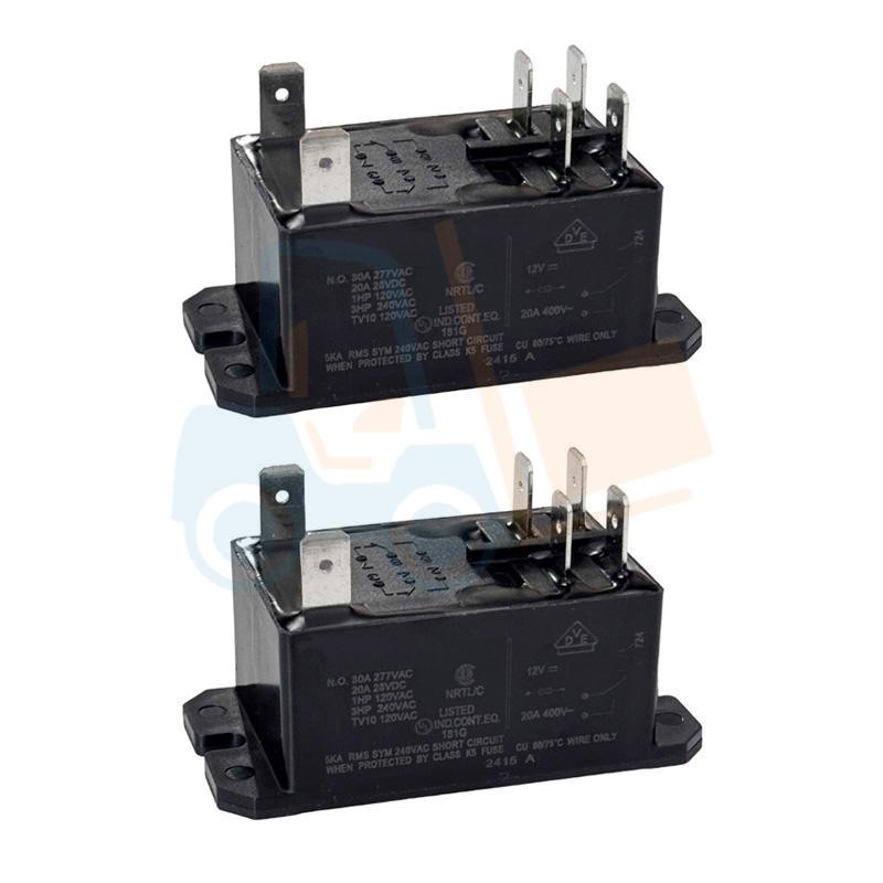 2X 12V 20A Relay for New Holland L175 LS140 LS150 LS160 LS170 LX565 86521256