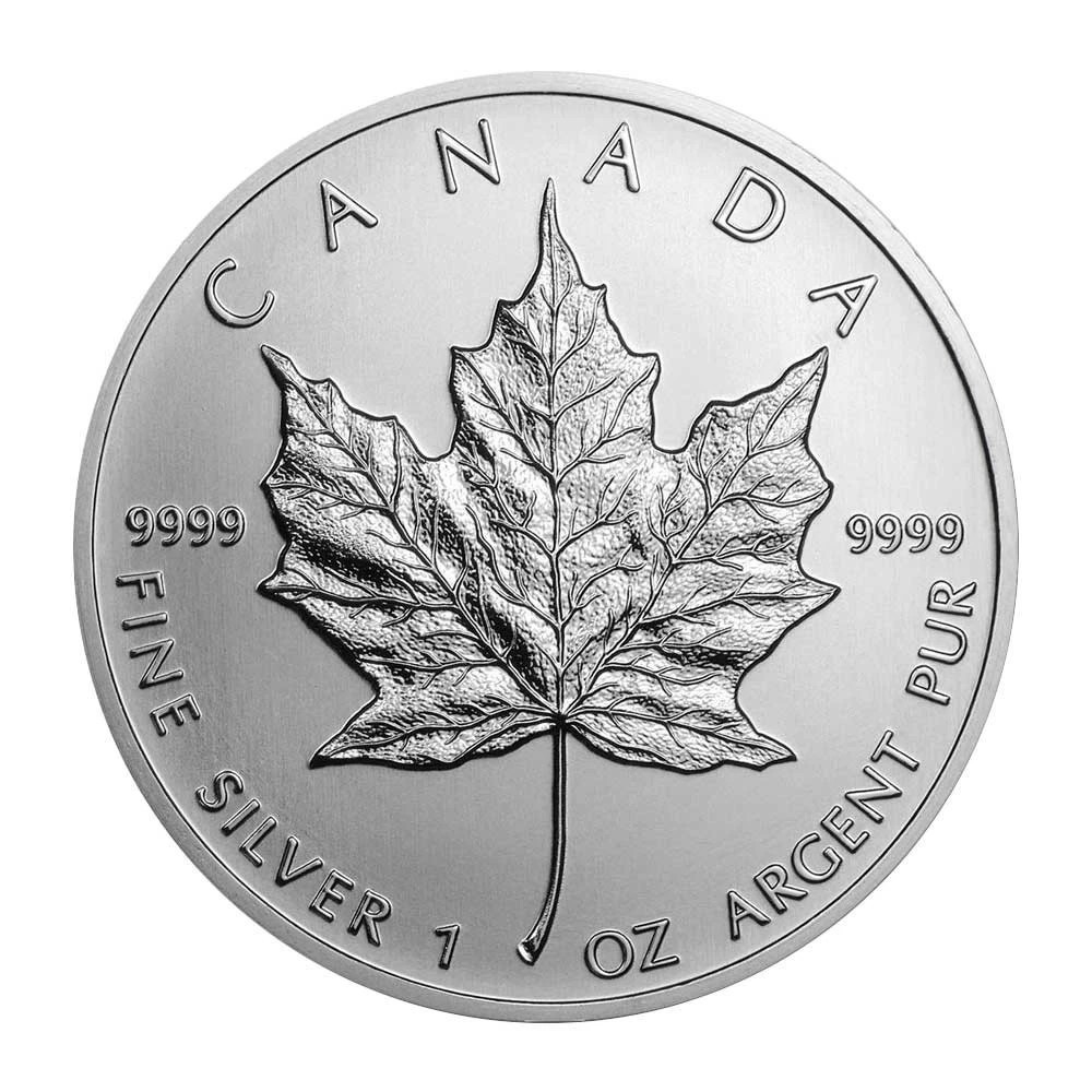 2012-2013 Silver Canadian Maple Leaf 1 oz Uncirculated