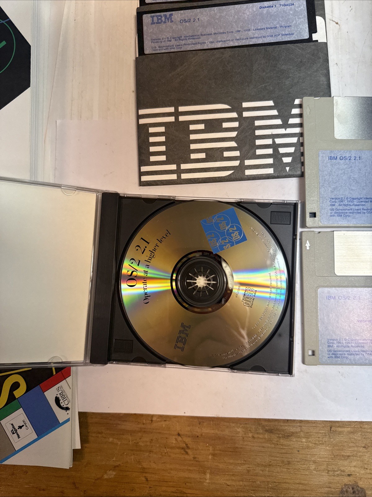 IBM OS/2 Warp Server Advanced Version 4 - VERY RARE - Box & Manuals
