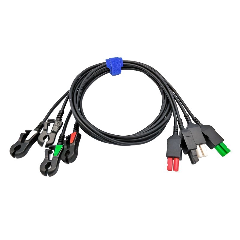 ECG Lead Sets,36" Carbon Lead Wires,set of 4 for IVY7800 7810(590442) CT Monitor