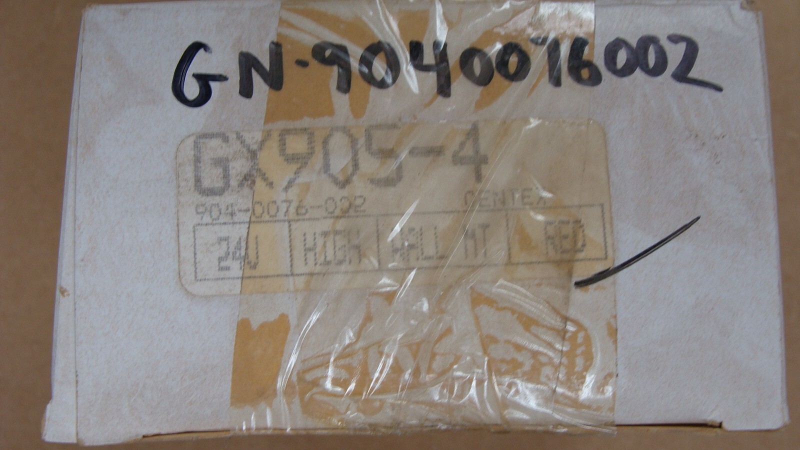 GENTEX 904-0076-002 GX905-4 24V WALL MT STROBE RED NOS NEW