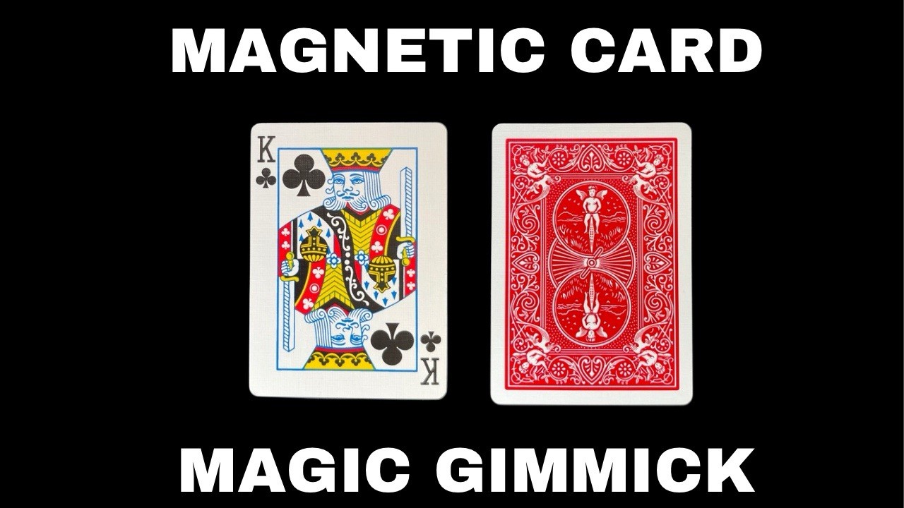 Magic Trick Magnetic Bicycle Playing Card For Easy Vanish - Magician's Gimmick