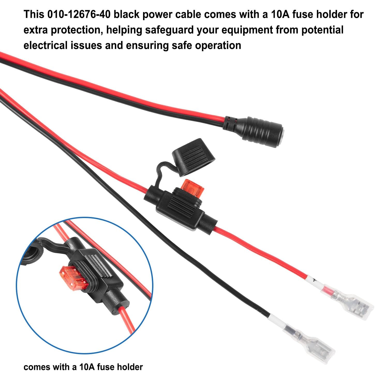 Replace For Garmin Panoptix LiveScope Transducer System Power Cable 010-12676-40
