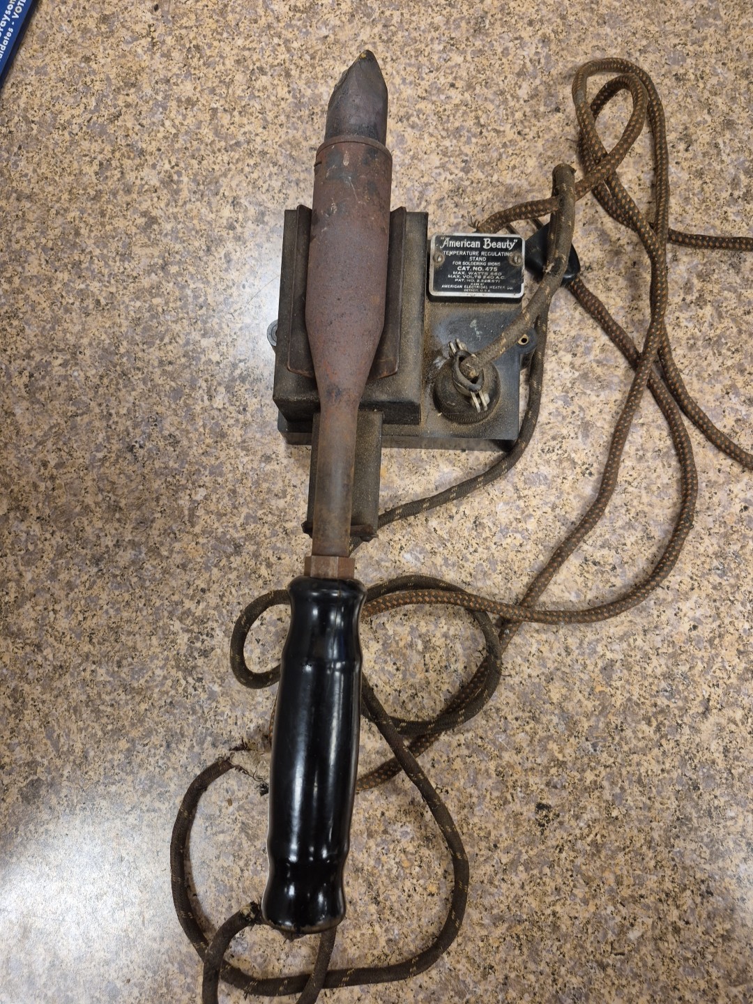 American Beauty Vintage Soldering Iron 475