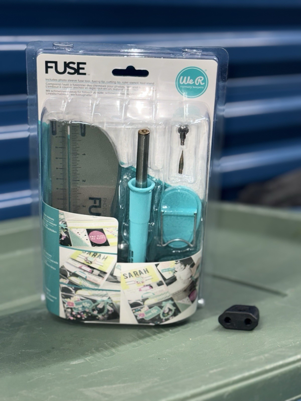 We R Memory Keepers FUSE Tool European Version w/ US Adapter Scrapbooking