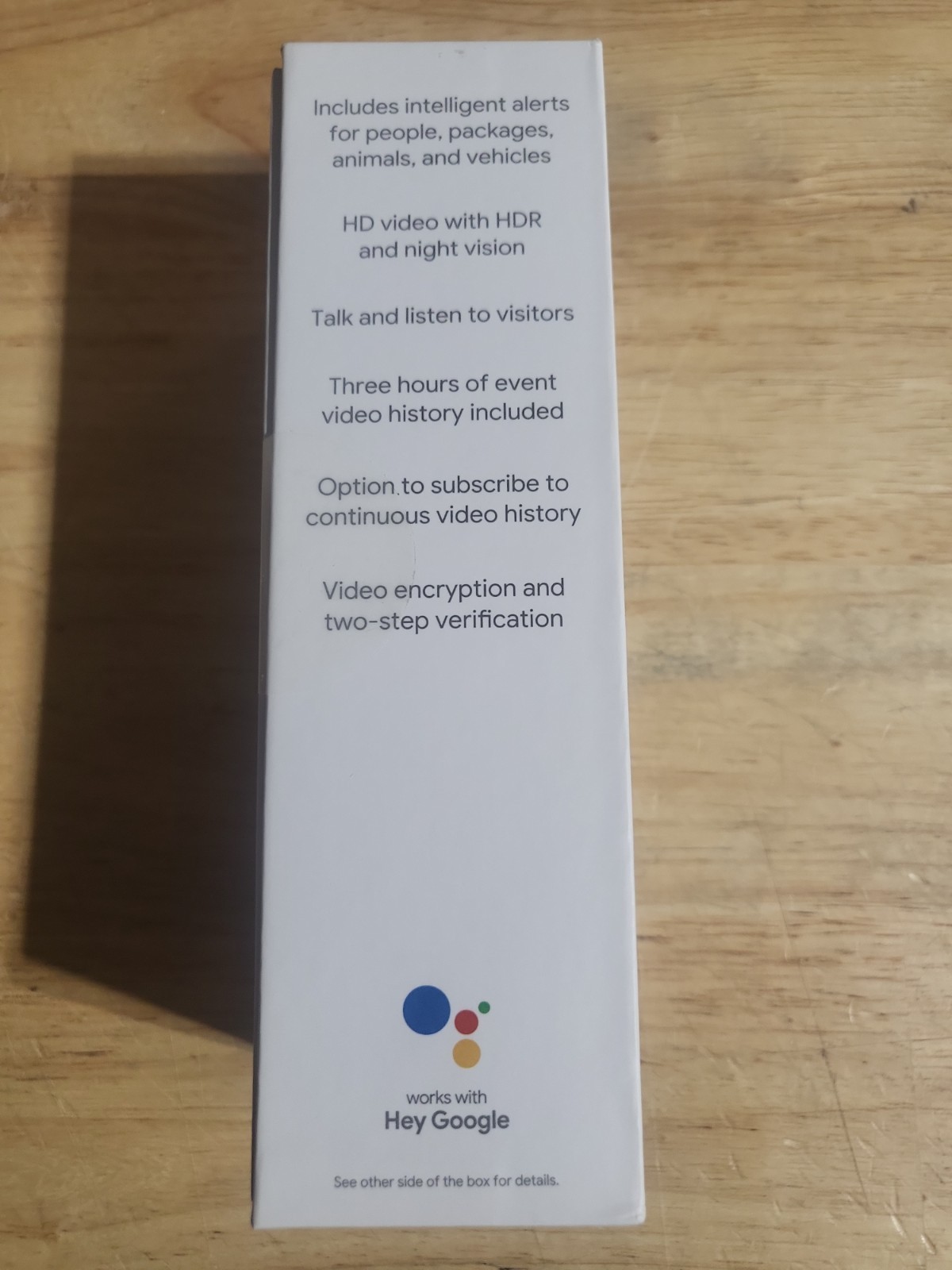 Google Nest Doorbell, Wired - Snow