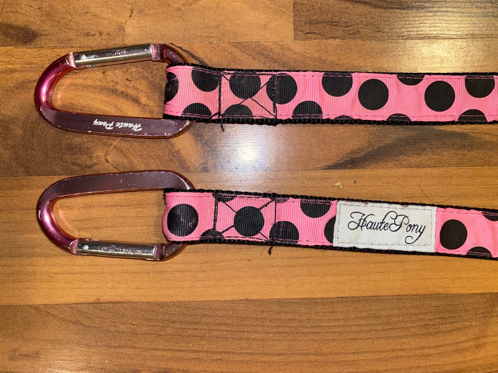 4' HAUTE PONY PINK NYLON WESTERN LOOP REINS FOR MINI / PONY