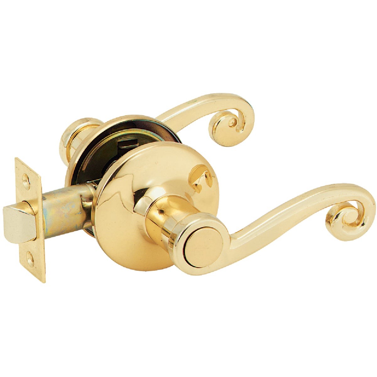 Steel Pro Polished Brass Passage Door Lever L6703B Steel Pro L6703B 009326205281