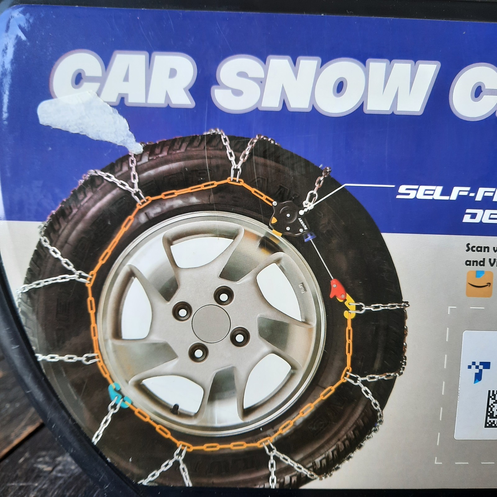 Snow-Chains Auto Fixing 1 Min Quick Fit Easy Installation Tire-Chains Portable