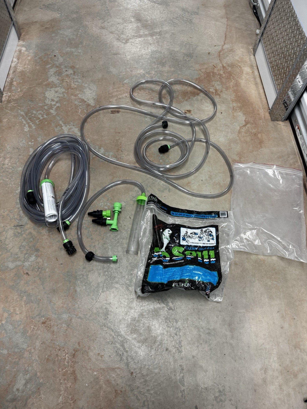 Python No-spill Clean And Fill Aquarium Vac Tank Hose 25' Gravel Vacuum & Extra