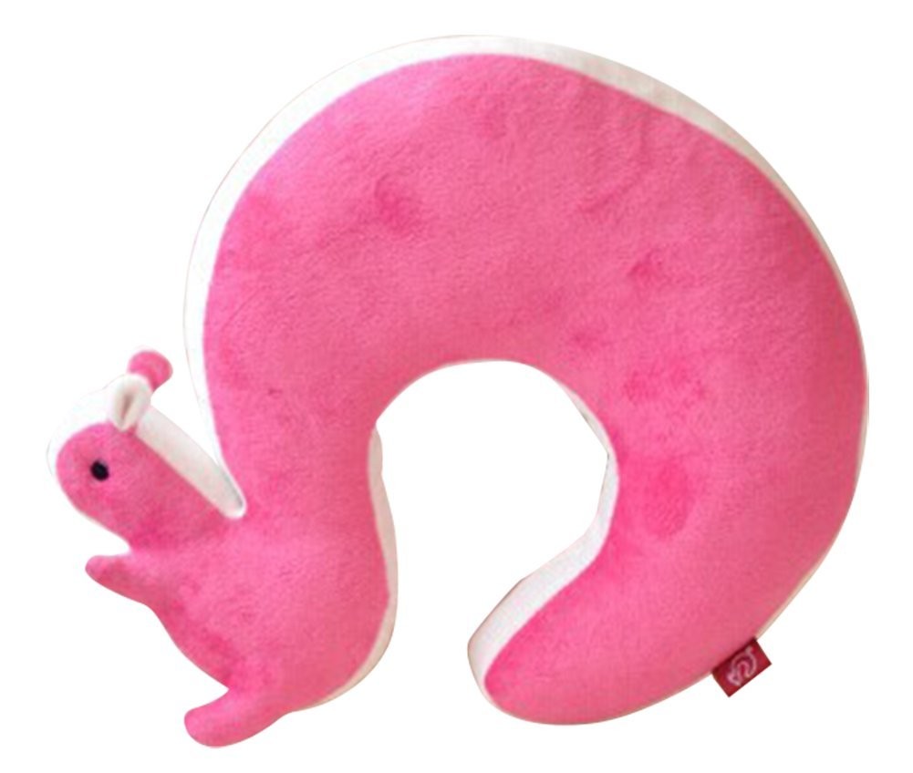 RemeeHi Neck Pillow Cute Plush Squirrel Cushion Funny Nap Pillow for Travelin...