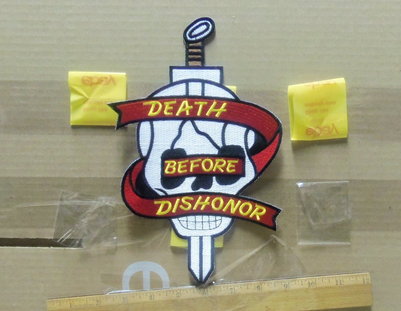 Death Before Dishonor Embroidered Back Patch