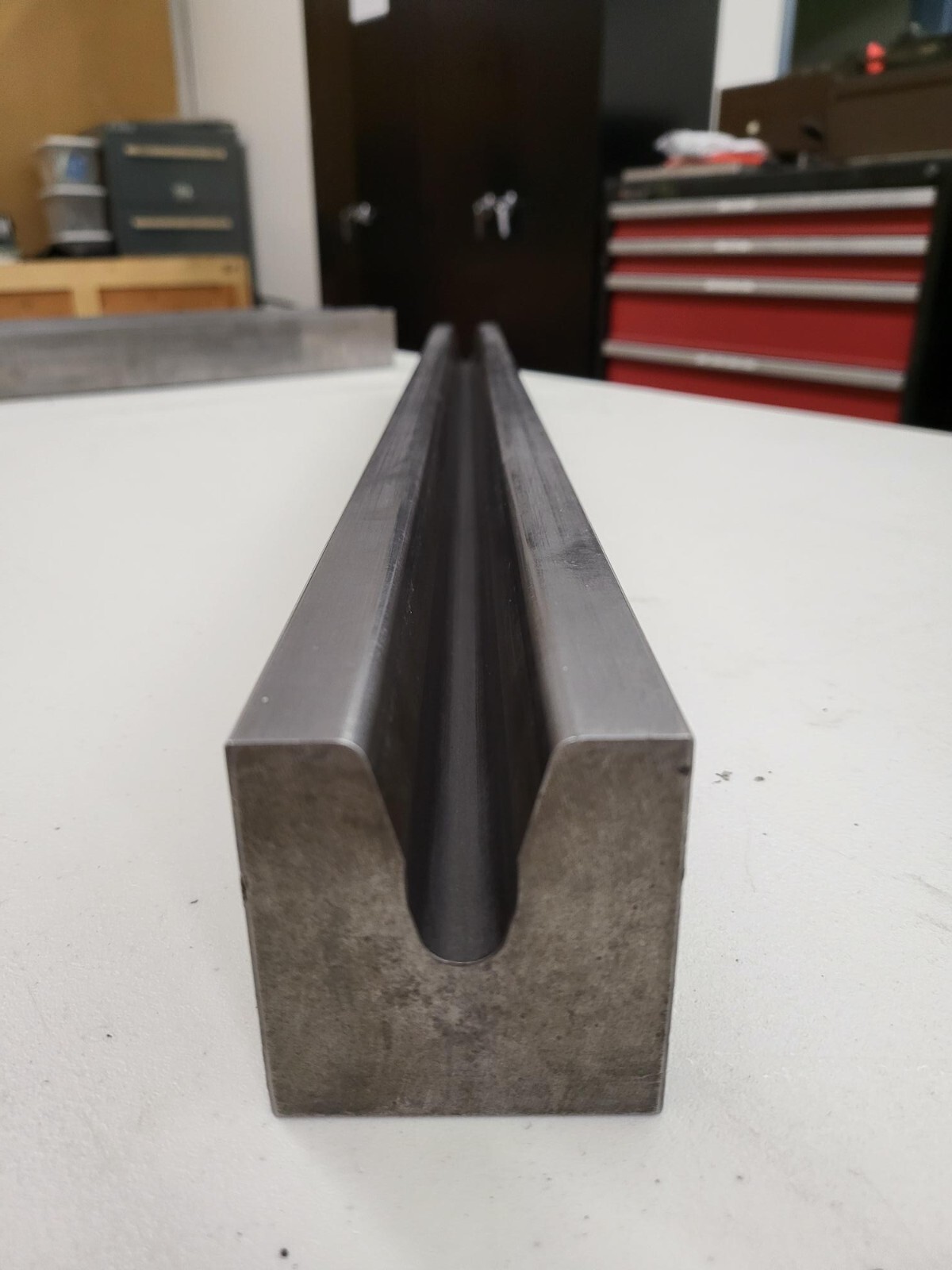 Amada Press Brake Large V Die .984" Opening 32.87" Long Tool #341 Free Shipping