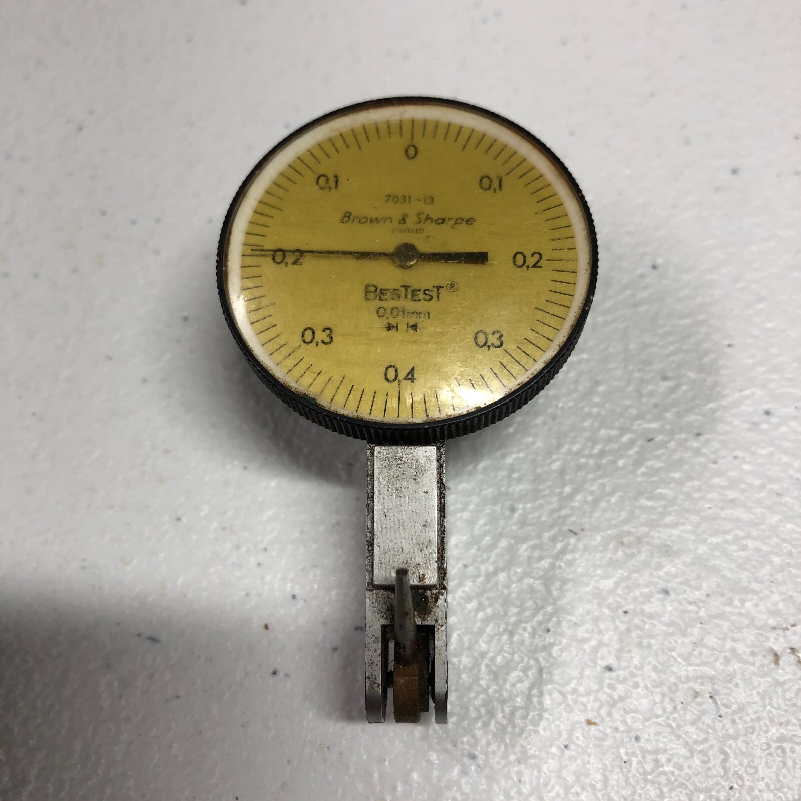 Brown & Sharpe Bestest .01MM Test Indicator 7031-13