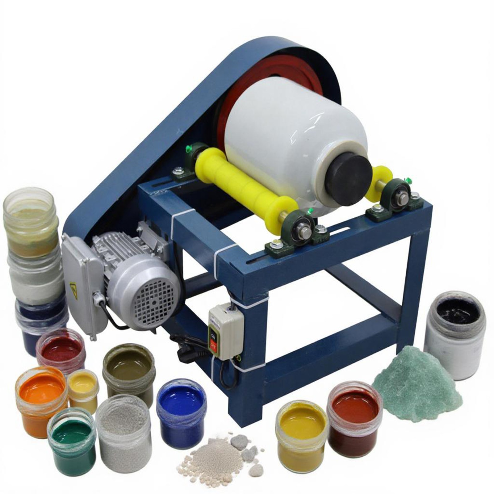 5L Lab Ball Mill Grinding Machine 220V Ceramic Jar Glaze Machine Aluminum Balls