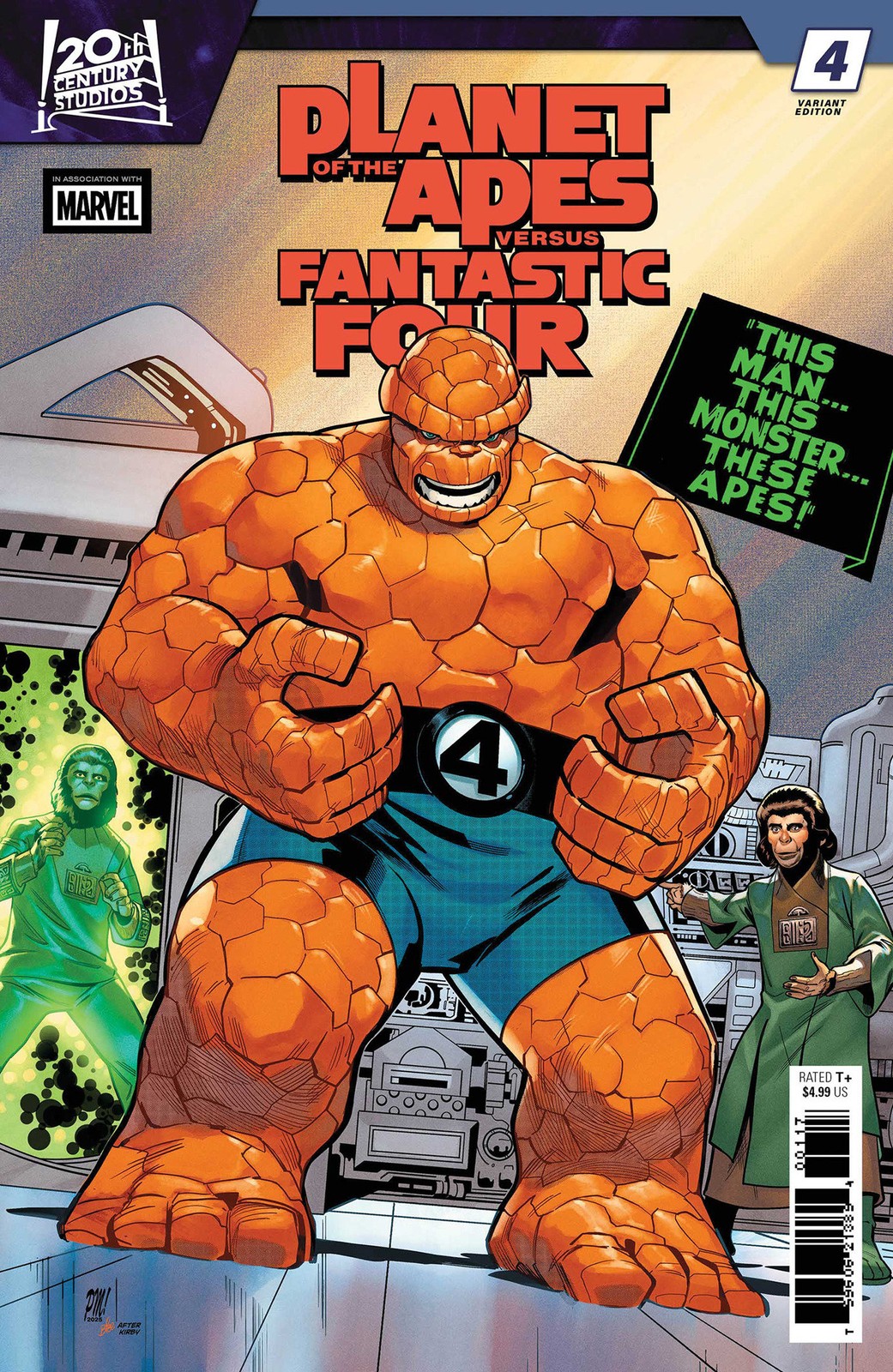 Planet Of The Apes Vs. Fantastic Four #4 Medina Homage Variant PRESALE 5/27/26