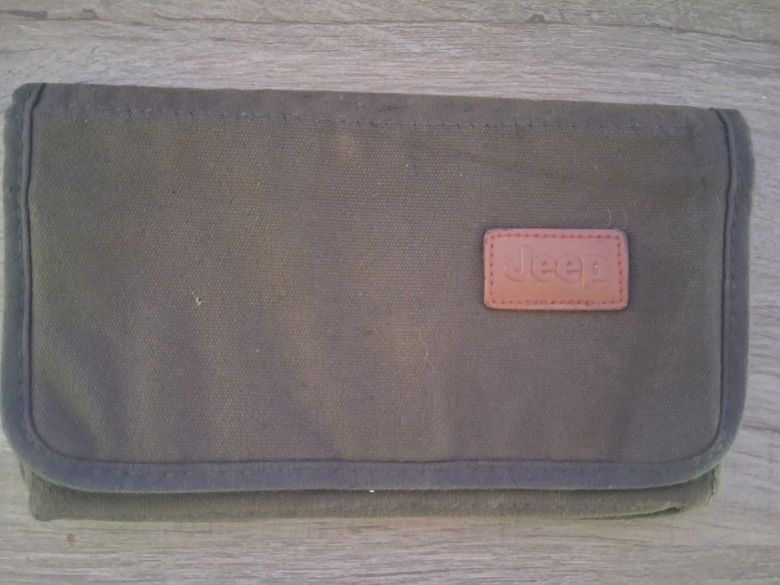 Jeep Owners Manual Canvas Green Holder Pouch No Manual P133