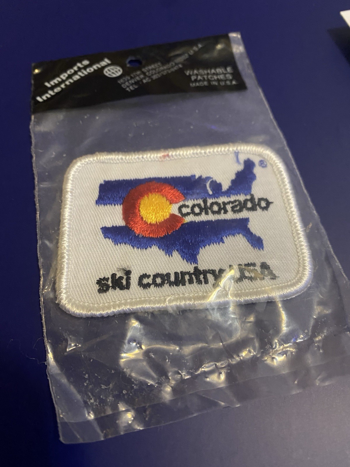 VTG COLORADO Ski Country USA Iron On Patch
