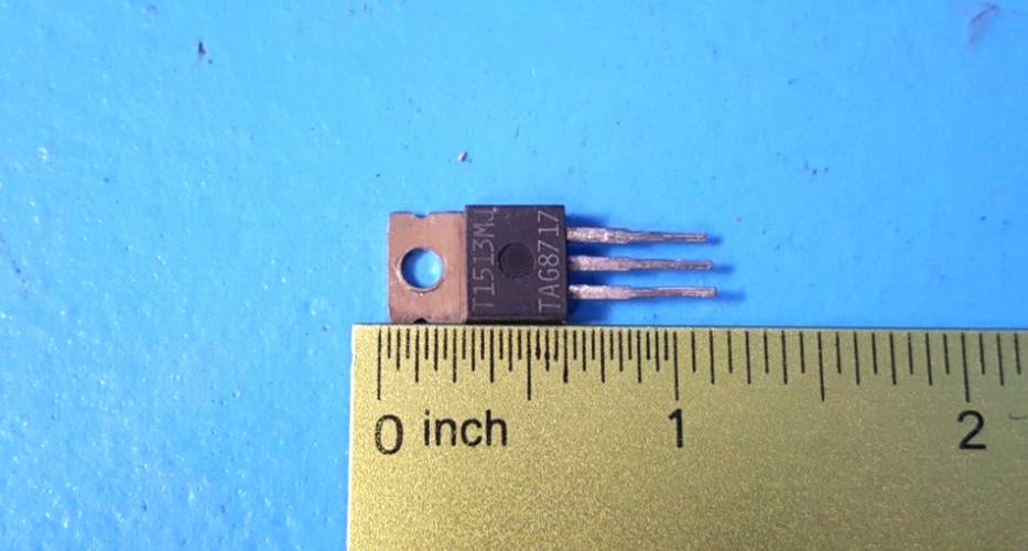 (2 PCS) IC VOLTAGE REGULATOR, T1513MJ, 600V, 15A