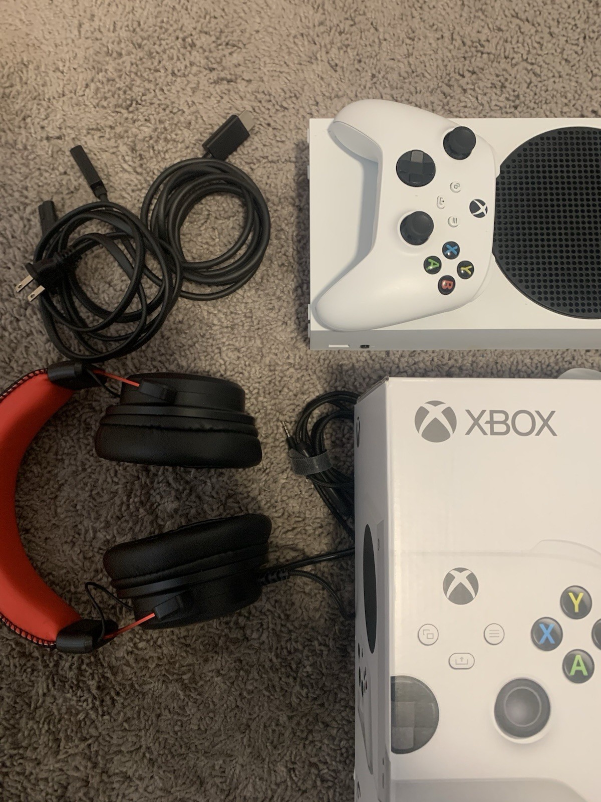 Microsoft Xbox Series S Console Bundle w/ Controller, Headset & Cables