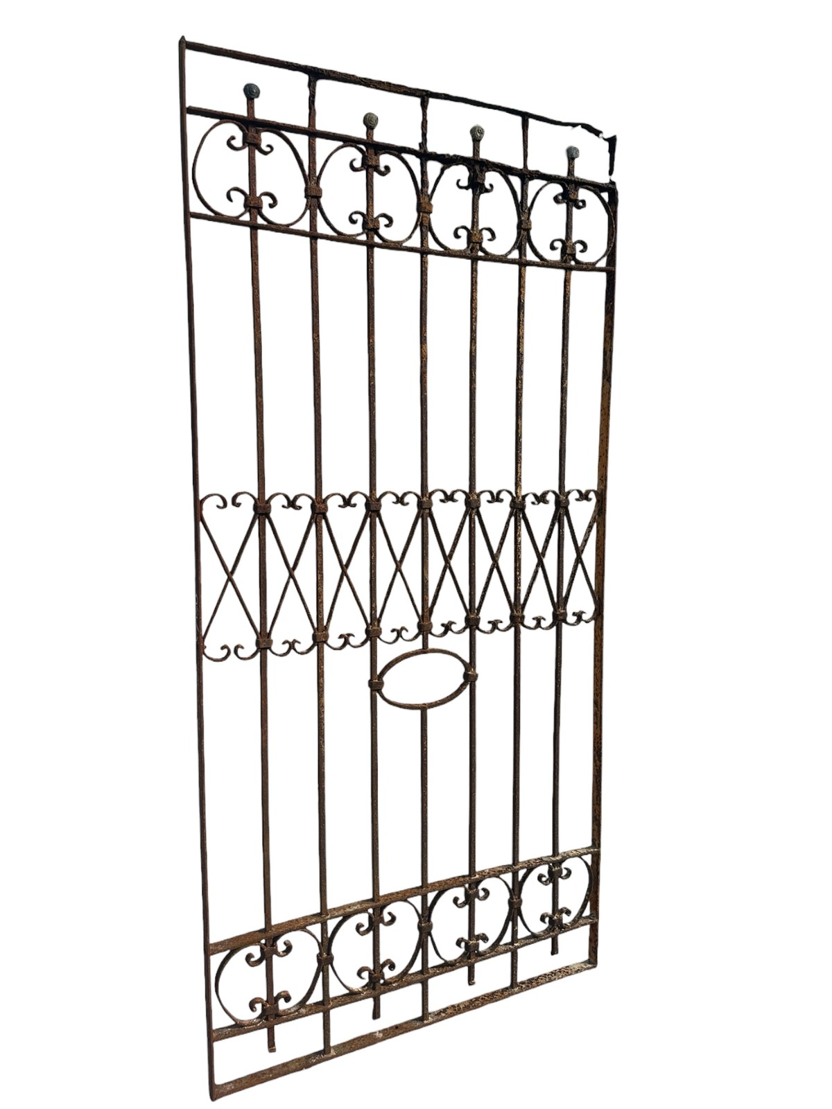 Antique Wrought Iron 75" Tall Gate GA20653