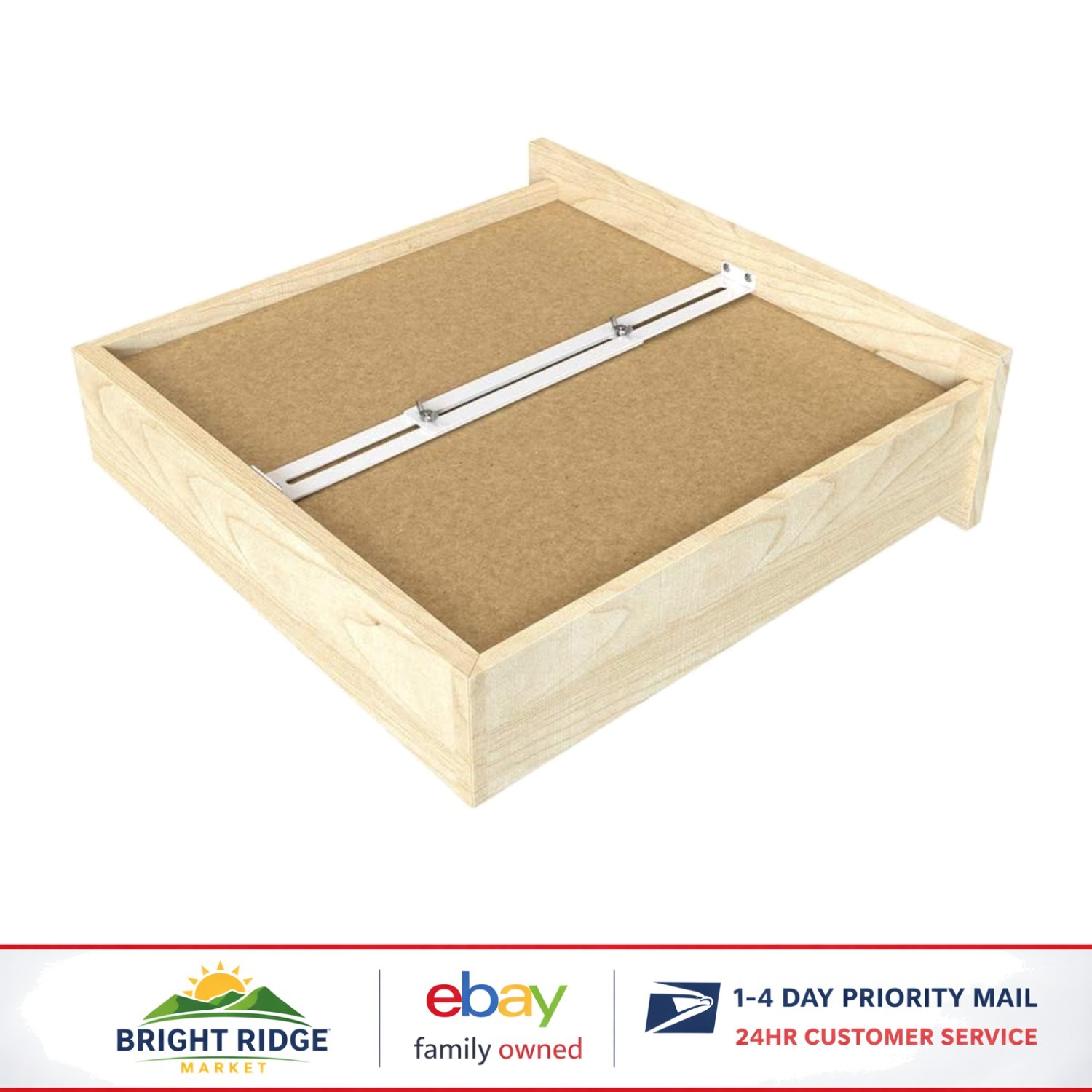 Furniture Drawer Repair Kit, Heavy Duty Steel Brackets with Wood Screws Included