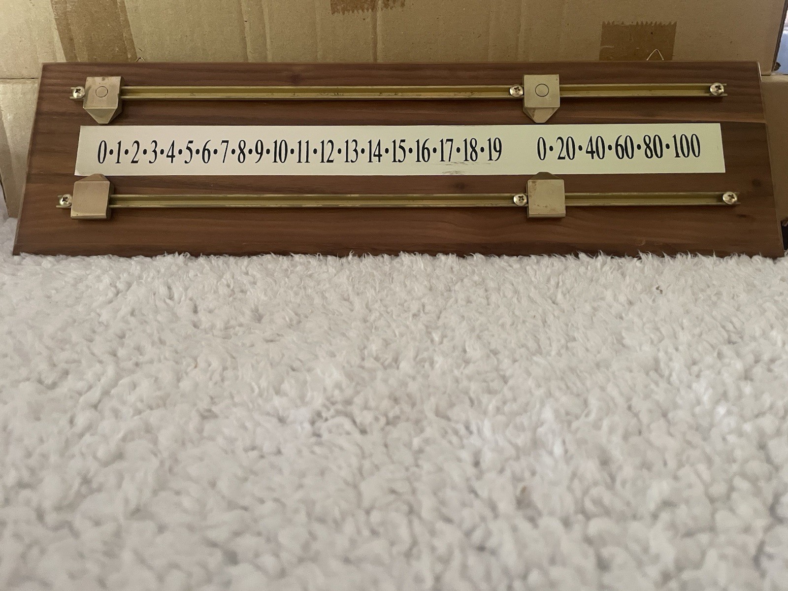 New Billiards Snooker Scoreboard Wall-Mounted Wooden Pool Scorekeeper Game Room