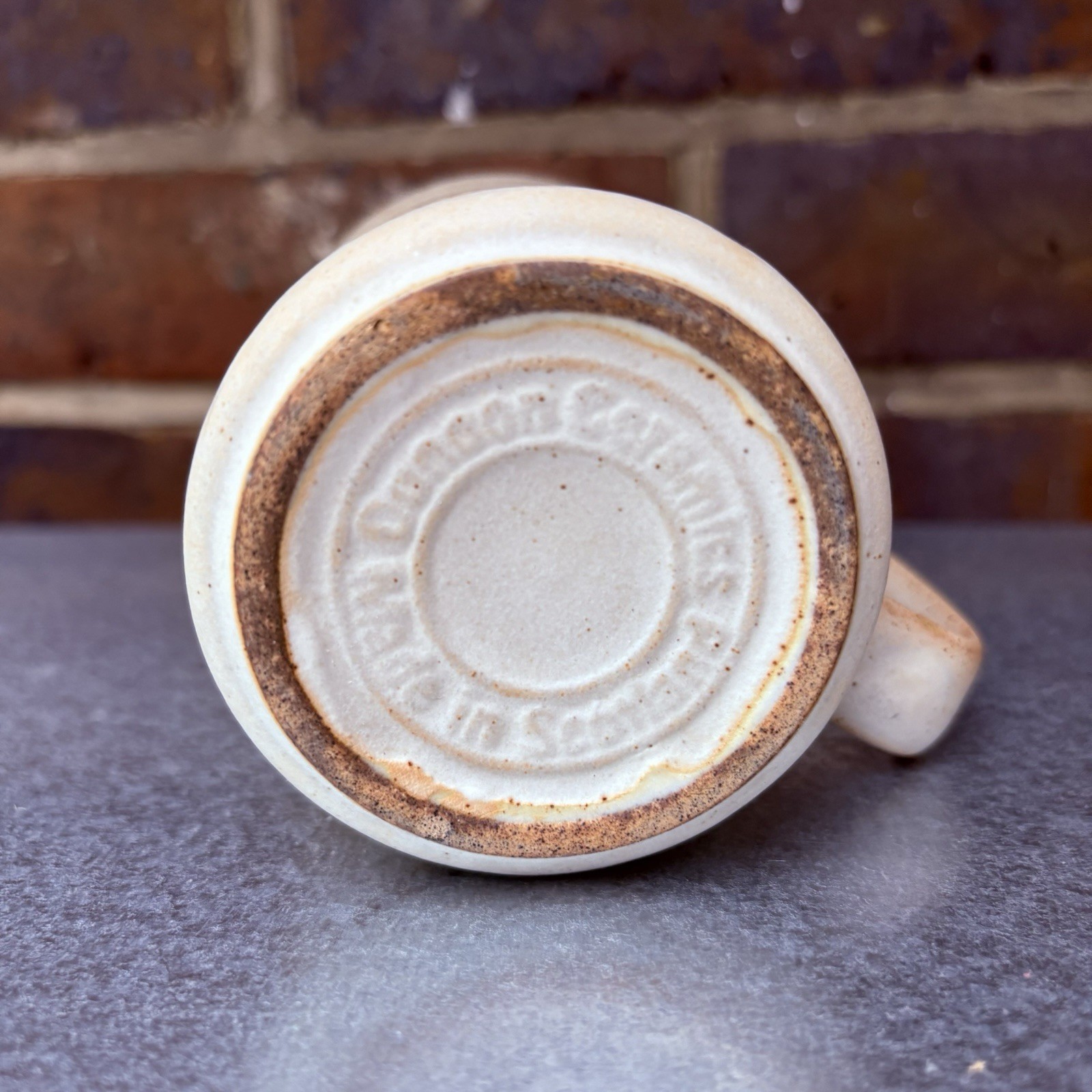 Dunoon Ceramics Stoneware Mug - Speckled Children Playground Scene