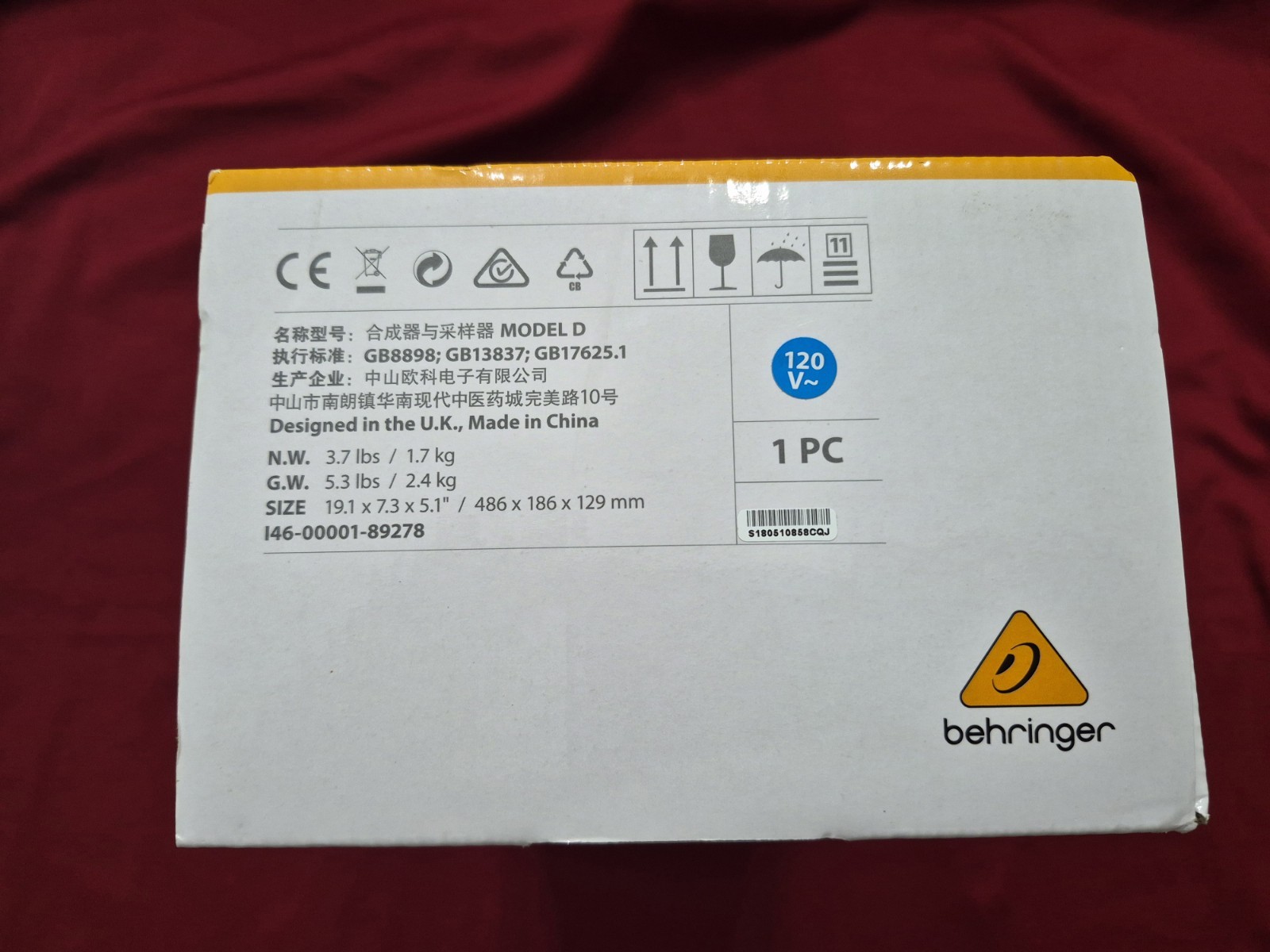 Behringer Model D Analog Synthesizer ~ NIB