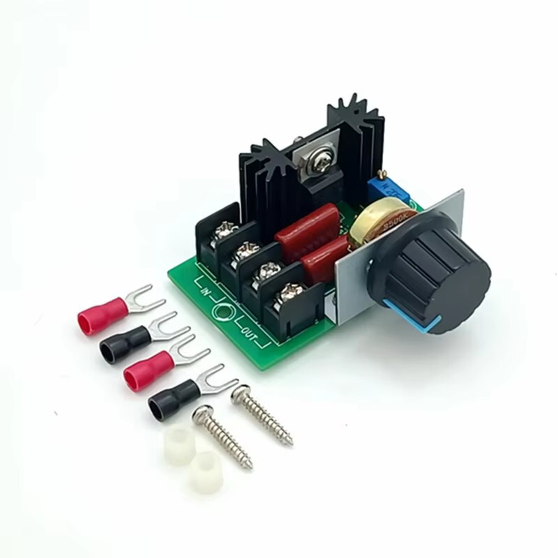 AC Motor Speed Control Module Dimmer Regulator Adjustable Voltage Regulator