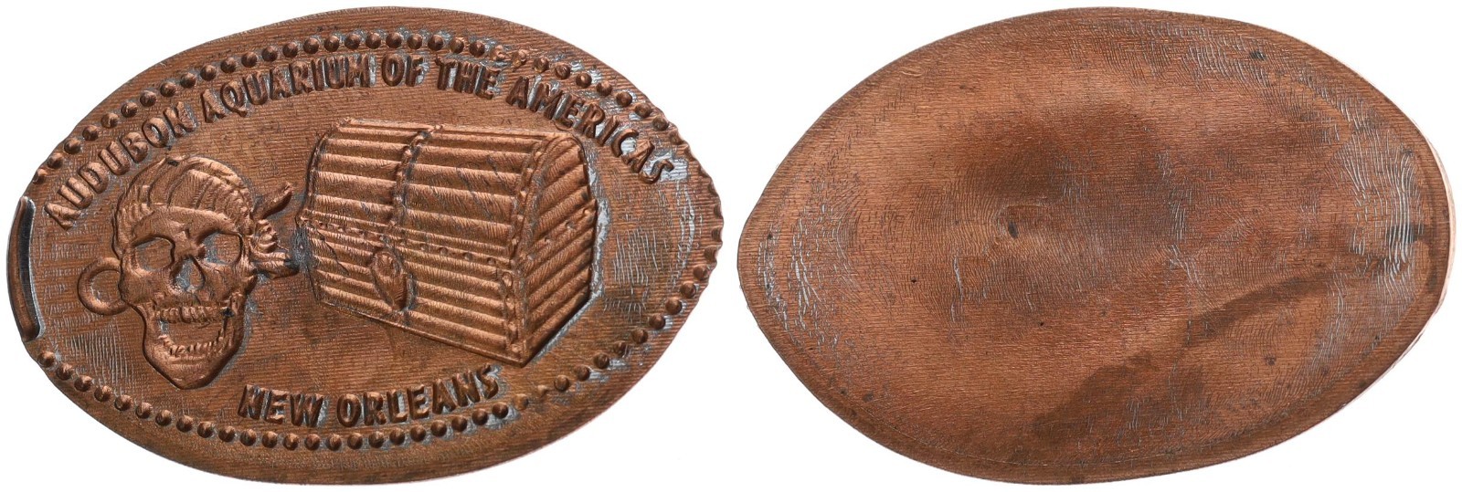 Medal Elongated Coin - USA Audubon Aquarium of the Americas New Orleans