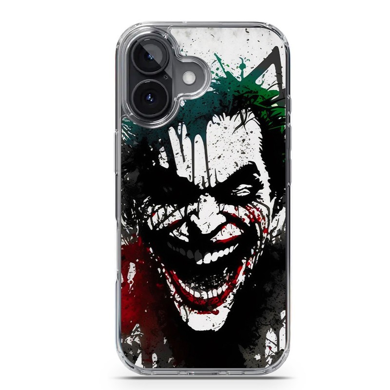 Mundaze Case for Apple iPhone 16 Plus Laughing Joker Painting Graffiti