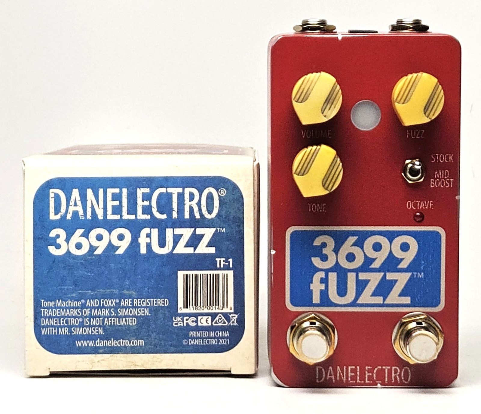Danelectro 3699 Fuzz, Mint Condition with Box & Paperwork!