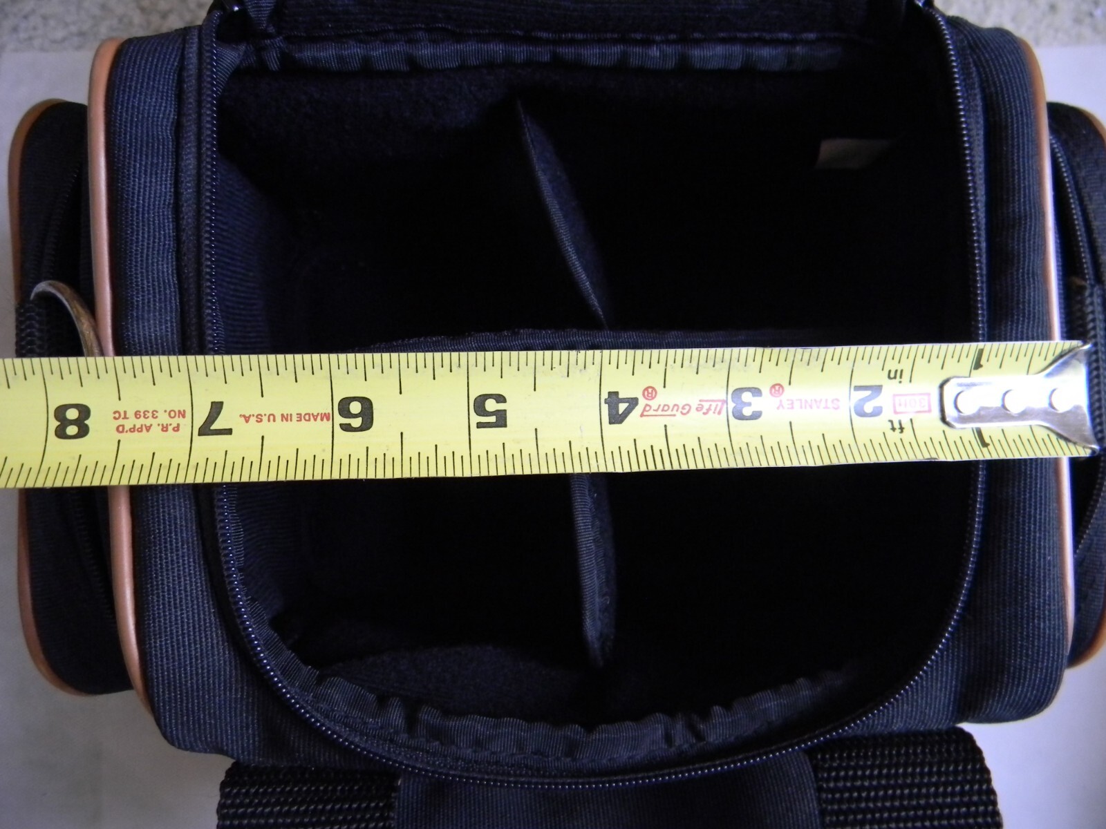 MacGregor Black Camera Padded Bag with Shoulder Strap - Very Good Condition