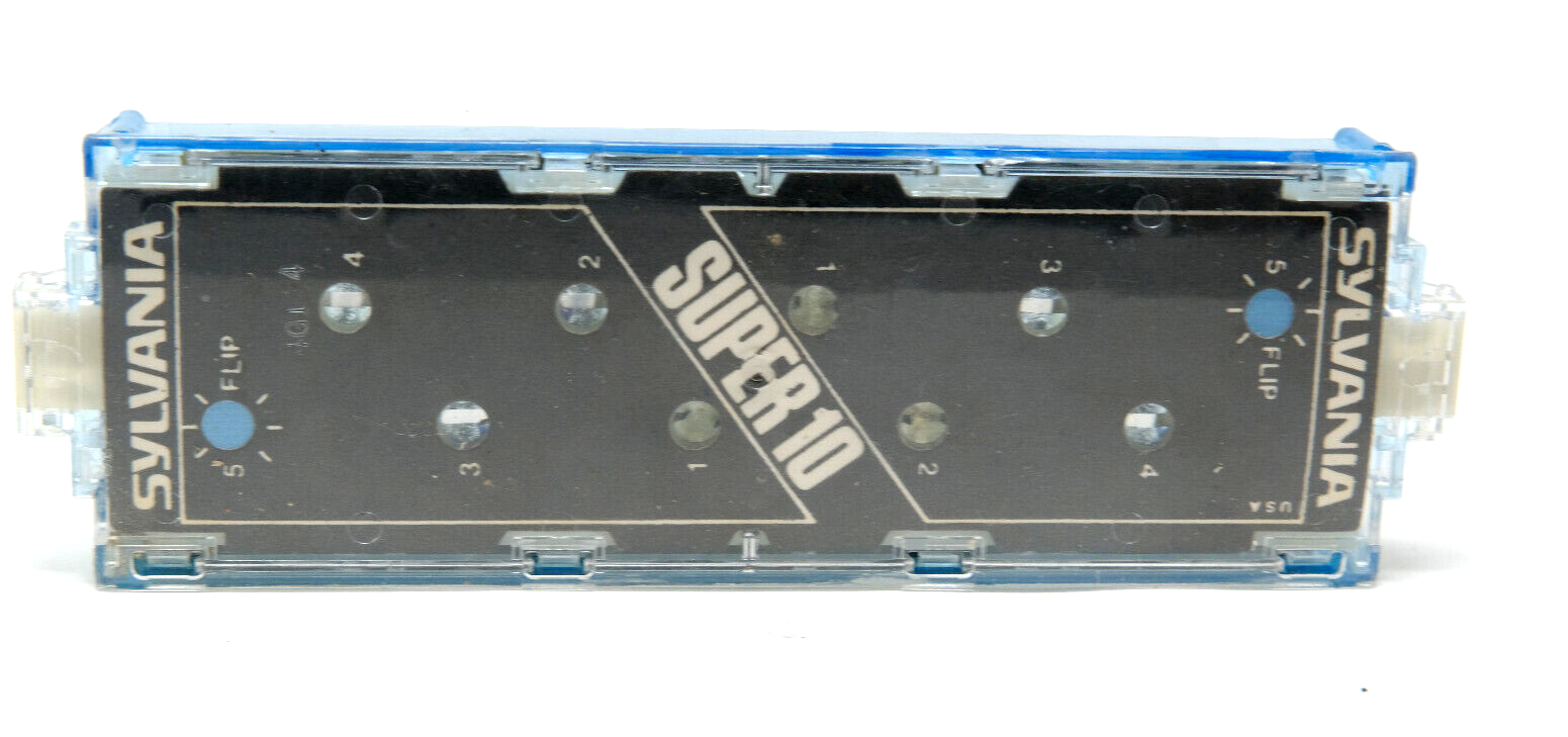 Sylvania Super 10 Flashbar with 7 Remaining Flashes