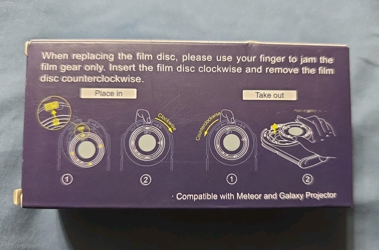 6 Realistic Discs for Ainael Meteor and Galaxy Projector Moon